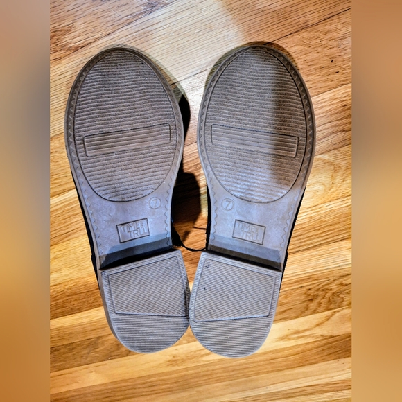 Time and Tru Memory Foam WTT Core Ankle Black Booties Sz 7 - Picture 4 of 4